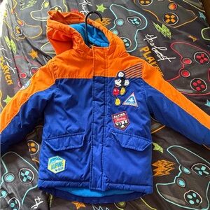 Disney Mount Mickey Alpine Club Winter Puffer Coat - Kids Size 3 - Retro Style
